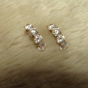 Leach & Garner 14k CZ Earrings